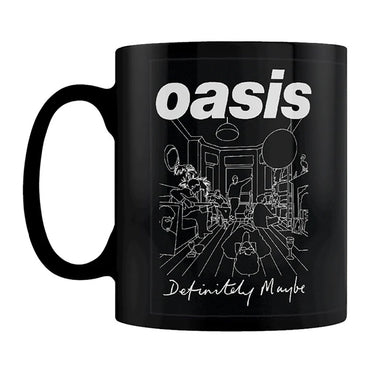 OASIS オアシス (結成 35周年 ) - DEFINITELY MAYBE BLACK POD MUG / マグカップ