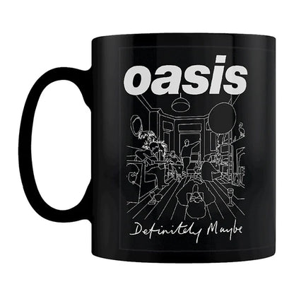 OASIS オアシス (結成 35周年 ) - DEFINITELY MAYBE BLACK POD MUG / マグカップ