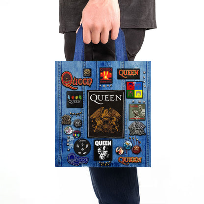 QUEEN クイーン (フレディ 生誕 80年 ) - Crest / Battle Bags / トートバッグ