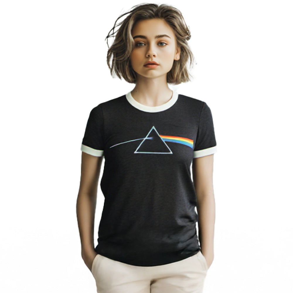 PINK FLOYD ピンクフロイド - Dark Side of the Moon / リンガー / Tシャツ / メンズ