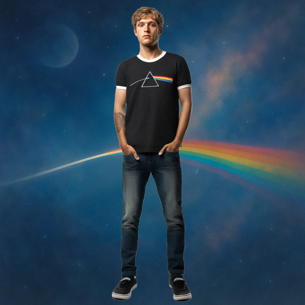 PINK FLOYD ピンクフロイド - Dark Side of the Moon / リンガー / Tシャツ / メンズ
