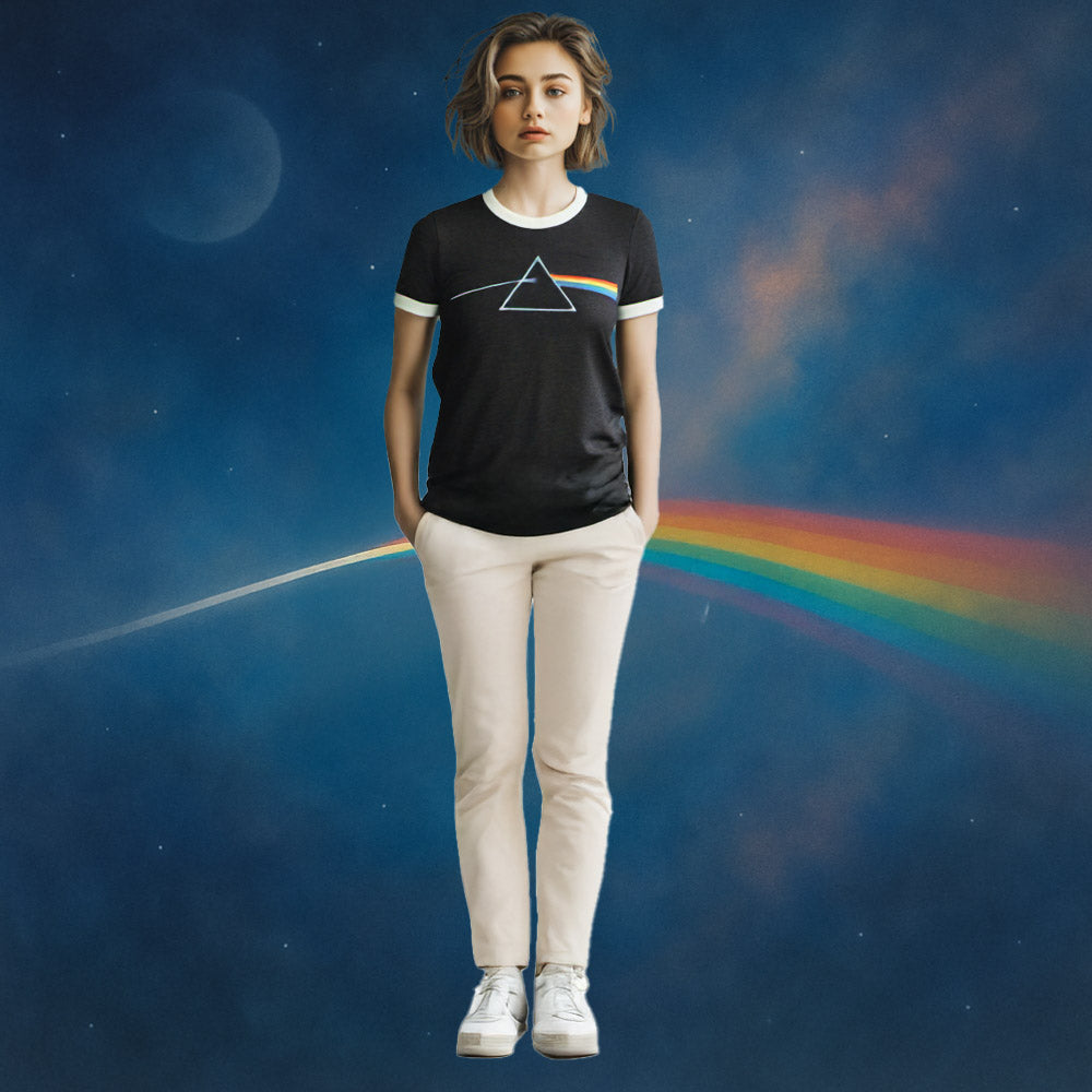 PINK FLOYD ピンクフロイド - Dark Side of the Moon / リンガー / Tシャツ / メンズ