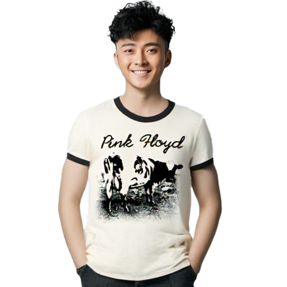PINK FLOYD ピンクフロイド - Atom Heart Mother / リンガー / Tシャツ / メンズ