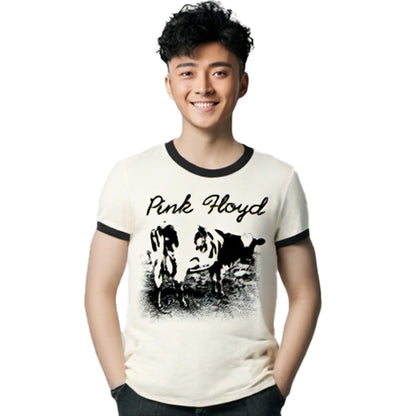 PINK FLOYD ピンクフロイド - Atom Heart Mother / リンガー / Tシャツ / メンズ