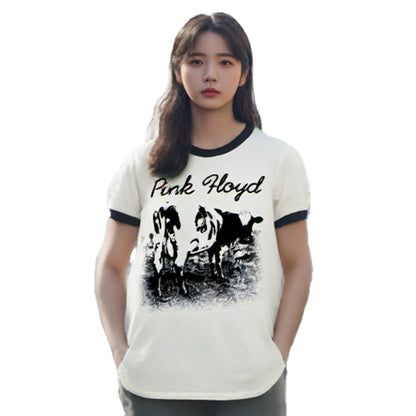 PINK FLOYD ピンクフロイド - Atom Heart Mother / リンガー / Tシャツ / メンズ