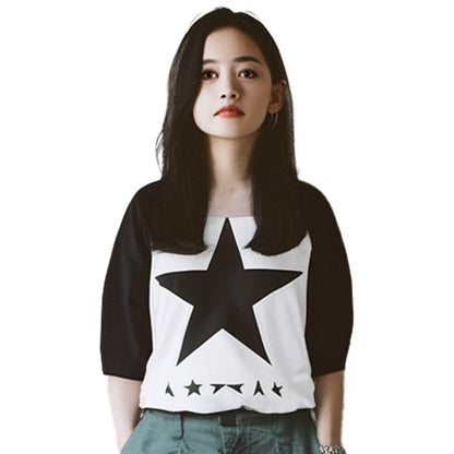 DAVID BOWIE デヴィッドボウイ (追悼 10年 ) - Blackstar Album Cover / 長袖 / ラグラン七分袖 / Tシャツ / メンズ