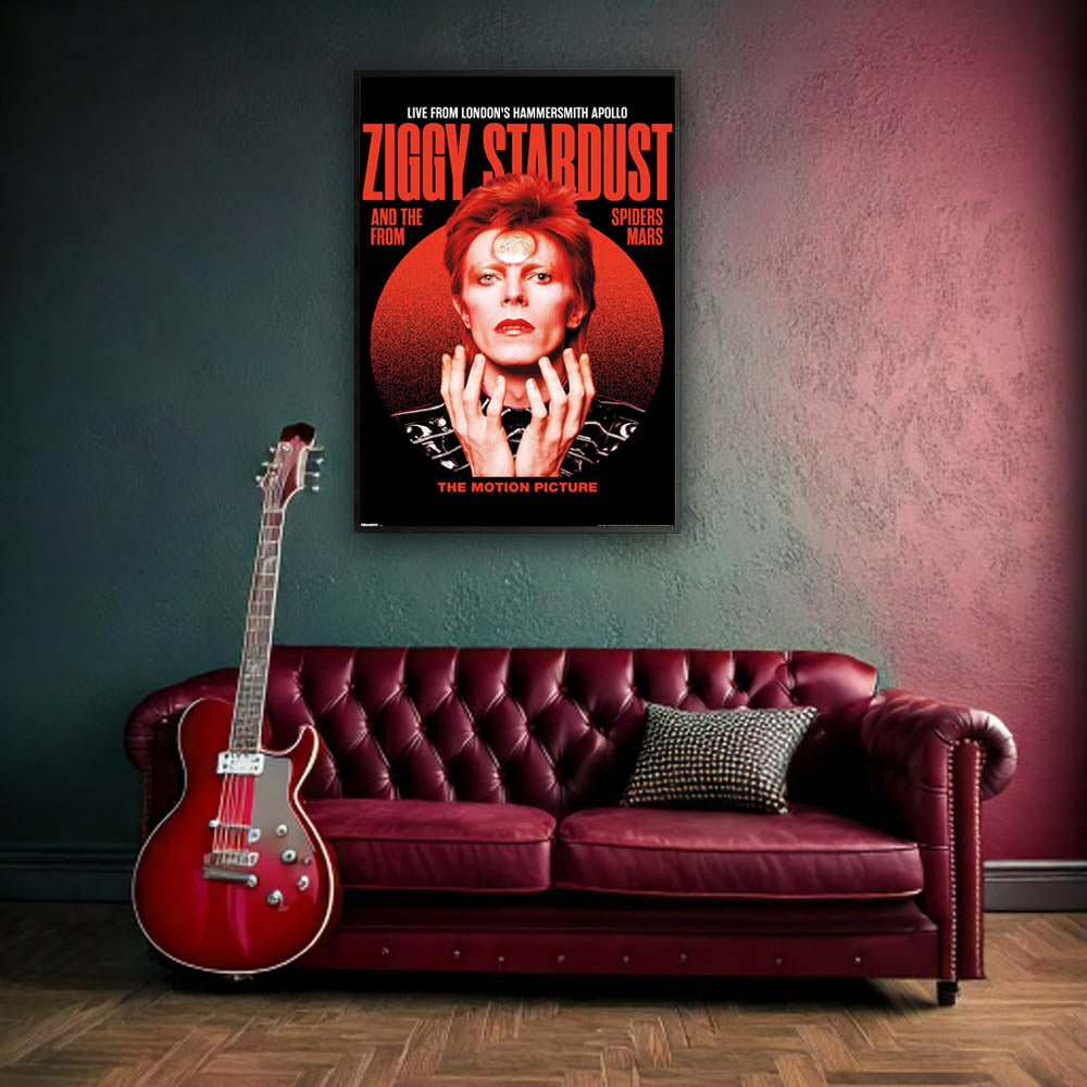 DAVID BOWIE デヴィッドボウイ (追悼 10年 ) - Ziggy Stardust Live / ポスター