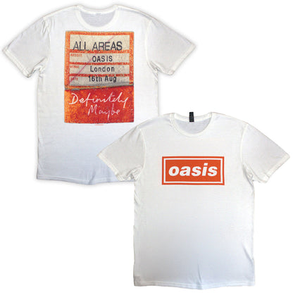 OASIS - (結成 35周年 ) - Definitely Maybe AAA Pass / バックプリントあり