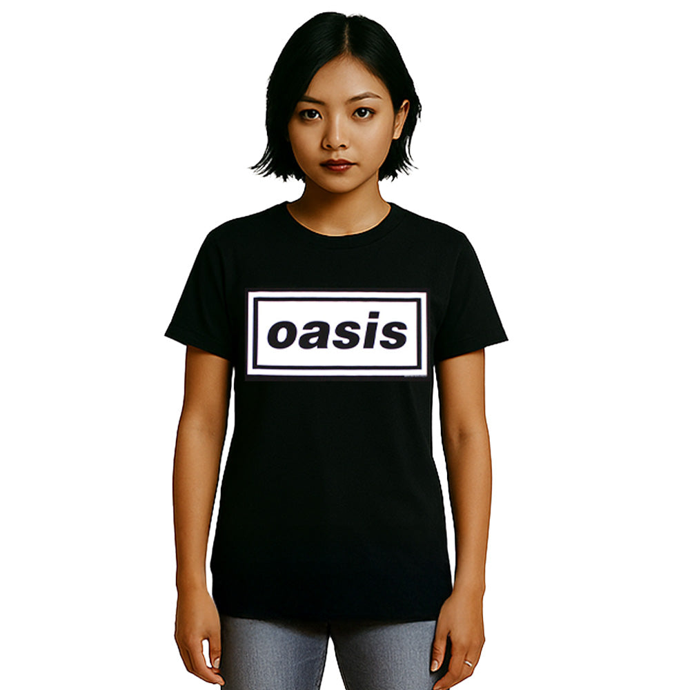OASIS オアシス (結成 35周年 ) - Decca Logo / Tシャツドレス / Tシャツ / レディース