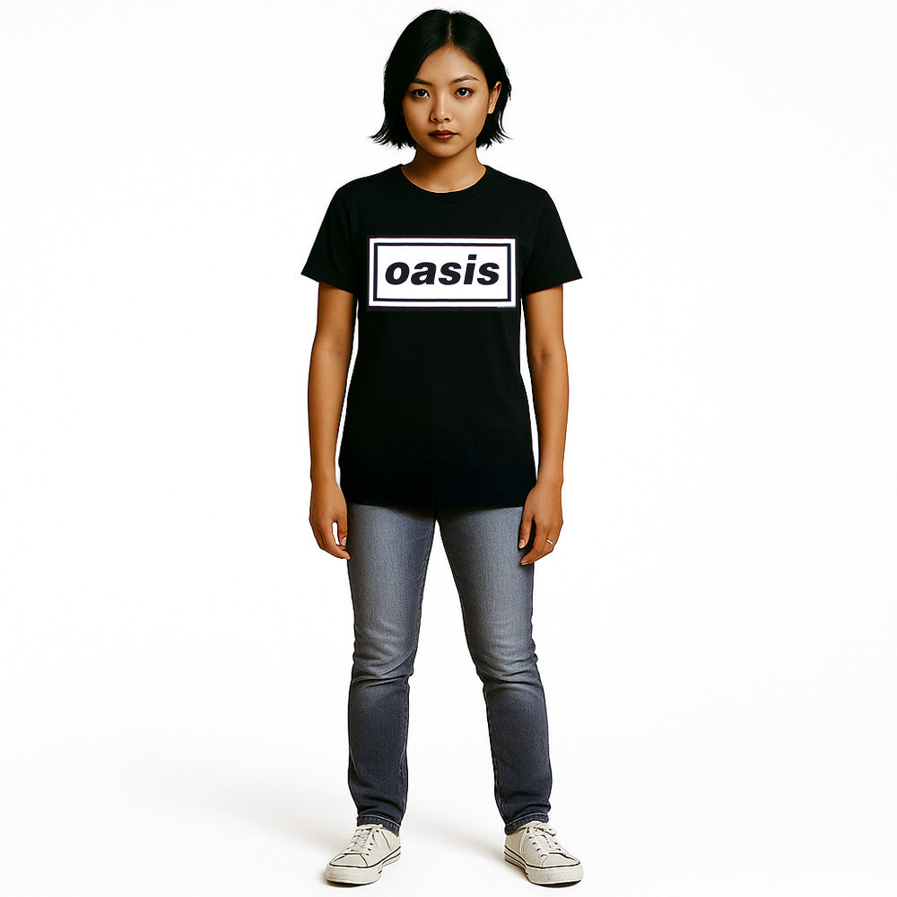 OASIS オアシス (結成 35周年 ) - Decca Logo / Tシャツドレス / Tシャツ / レディース
