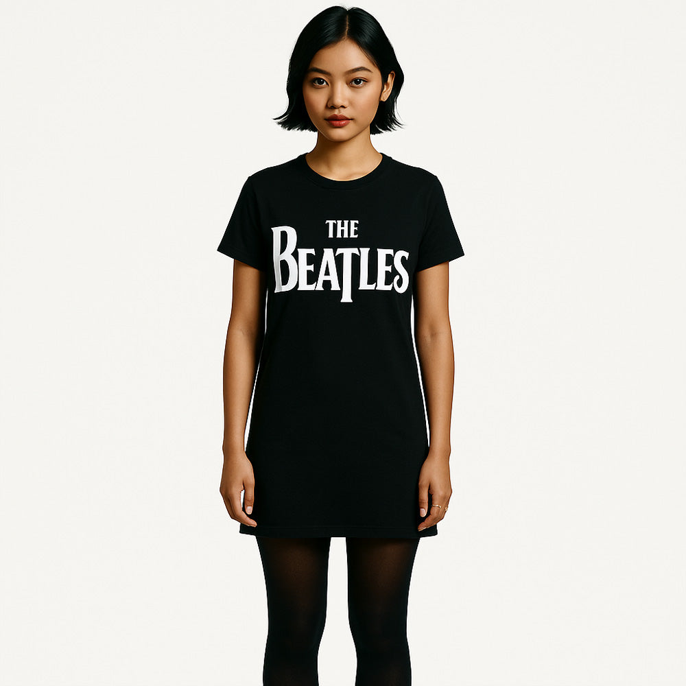 THE BEATLES ビートルズ (来日 60周年 ) - Drop T / Tシャツドレス / Tシャツ / レディース