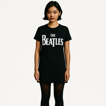 THE BEATLES ビートルズ (来日 60周年 ) - Drop T / Tシャツドレス / Tシャツ / レディース
