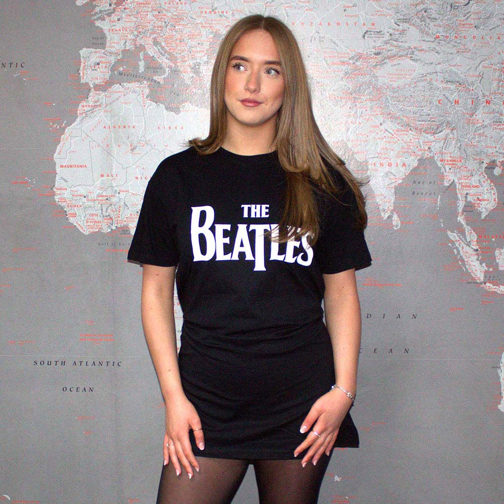 THE BEATLES ビートルズ (来日 60周年 ) - Drop T / Tシャツドレス / Tシャツ / レディース