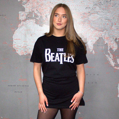 THE BEATLES ビートルズ (来日 60周年 ) - Drop T / Tシャツドレス / Tシャツ / レディース