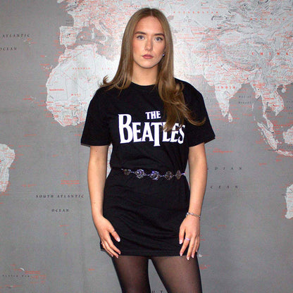 THE BEATLES ビートルズ (来日 60周年 ) - Drop T / Tシャツドレス / Tシャツ / レディース