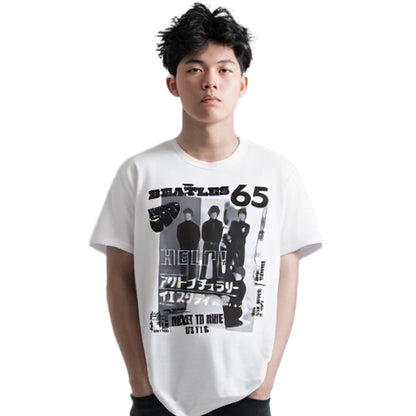 THE BEATLES ビートルズ (来日 60周年 ) - 1965 / Tシャツ / メンズ