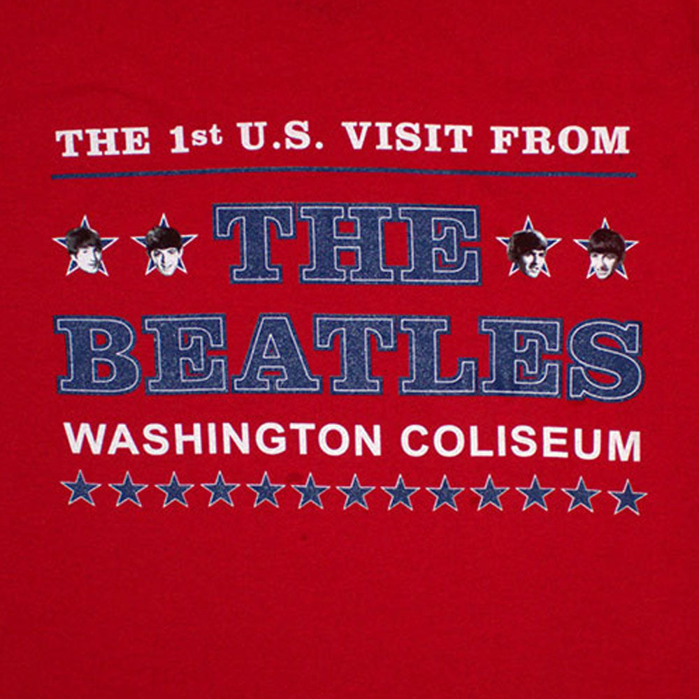 THE BEATLES ビートルズ (来日 60周年 ) - Washington '64 Stars Setlist / バックプリントあり / Tシャツ / メンズ