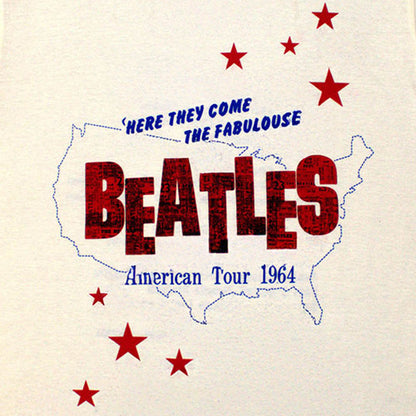 THE BEATLES ビートルズ (来日 60周年 ) - American Tour '64 / バックプリントあり / Tシャツ / メンズ
