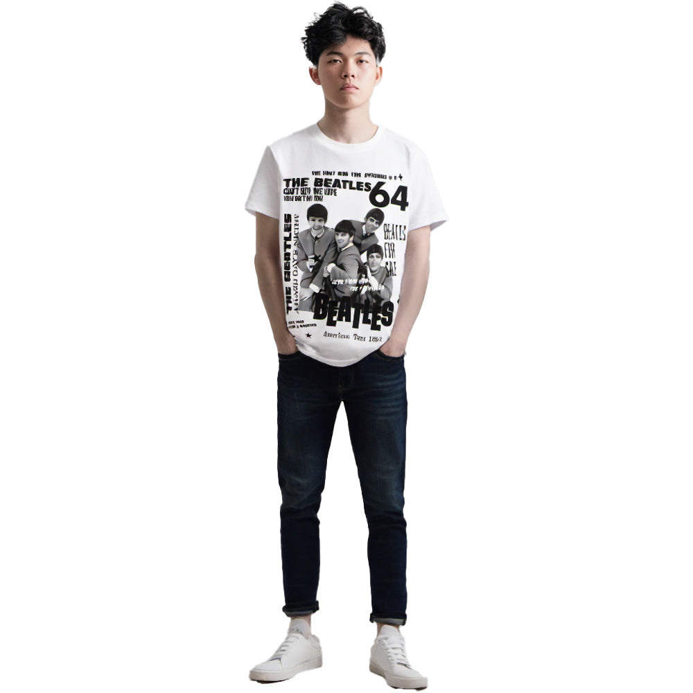 THE BEATLES ビートルズ (来日 60周年 ) - 1964 / Tシャツ / メンズ