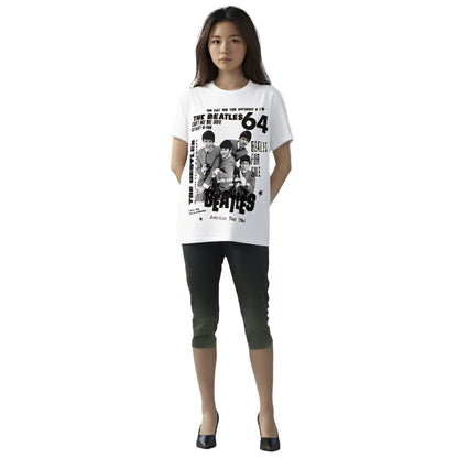 THE BEATLES ビートルズ (来日 60周年 ) - 1964 / Tシャツ / メンズ