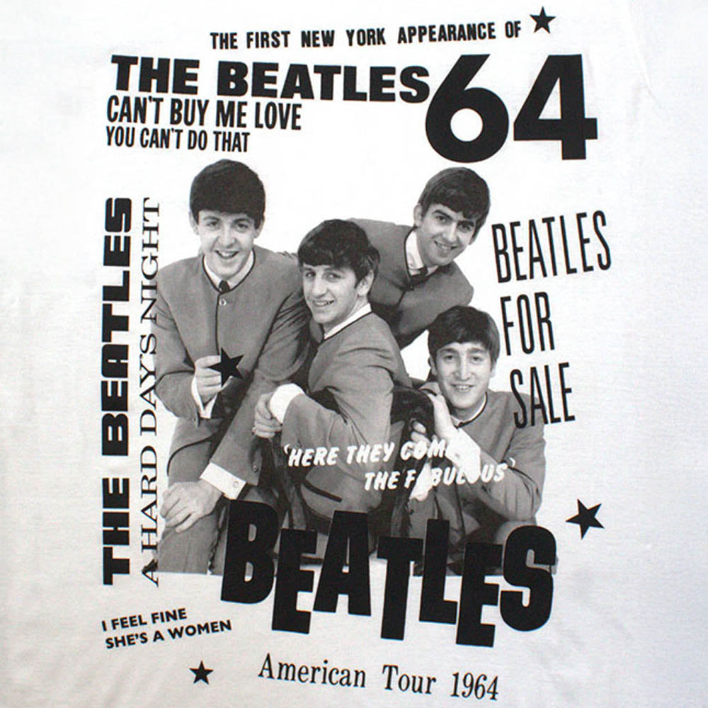 THE BEATLES ビートルズ (来日 60周年 ) - 1964 / Tシャツ / メンズ