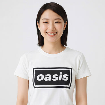 OASIS オアシス (結成 35周年 ) - Decca Logo / Tシャツ / レディース