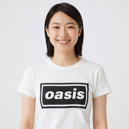 OASIS オアシス (結成 35周年 ) - Decca Logo / Tシャツ / レディース