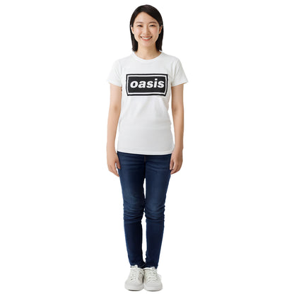 OASIS オアシス (結成 35周年 ) - Decca Logo / Tシャツ / レディース
