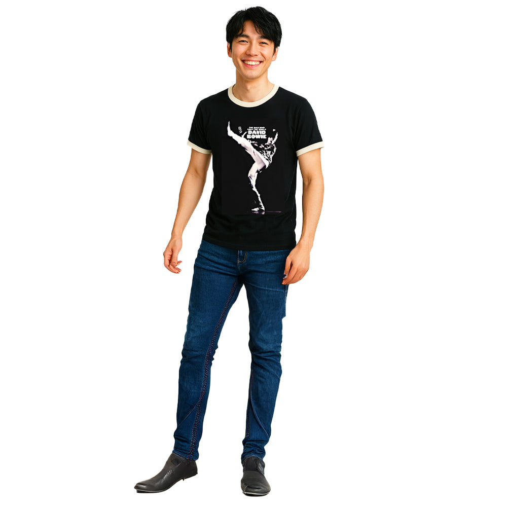 DAVID BOWIE デヴィッドボウイ (追悼 10年 ) - Man Who Sold The World / リンガー / Tシャツ / メンズ