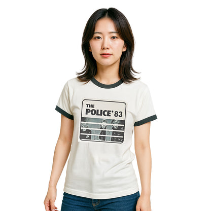 POLICE ポリス - The Police '83 / リンガー / Tシャツ / メンズ