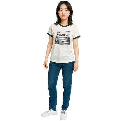POLICE ポリス - The Police '83 / リンガー / Tシャツ / メンズ