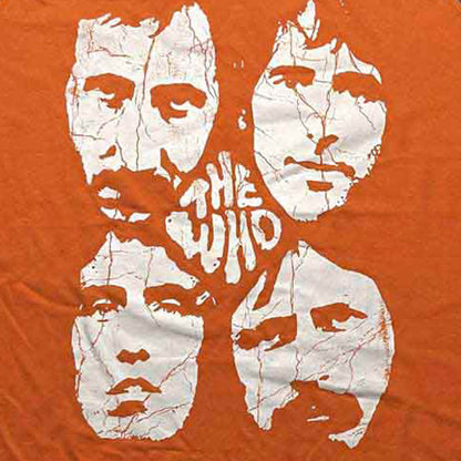 THE WHO ザ・フー - Faces / 半袖ラグラン / リンガー / Tシャツ / メンズ