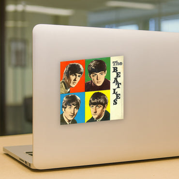 THE BEATLES ビートルズ (来日 60周年 ) - 4 Square / ステッカー