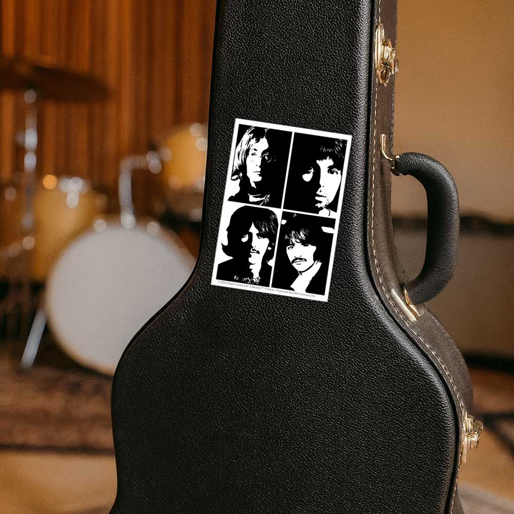 THE BEATLES ビートルズ (来日 60周年 ) - Stencil Portraits / ステッカー