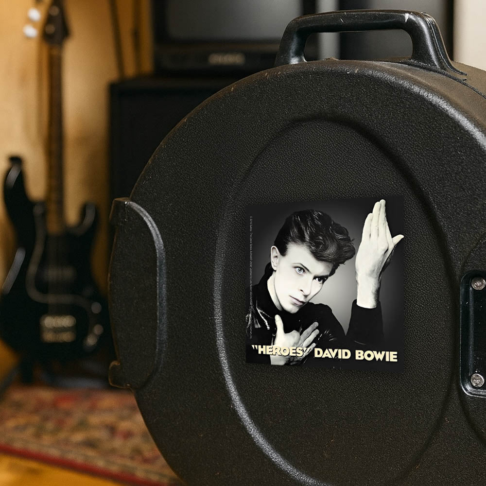 DAVID BOWIE デヴィッドボウイ (追悼 10年 ) - Heroes / ステッカー