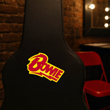 DAVID BOWIE デヴィッドボウイ (追悼 10年 ) - Bolt Logo / ステッカー