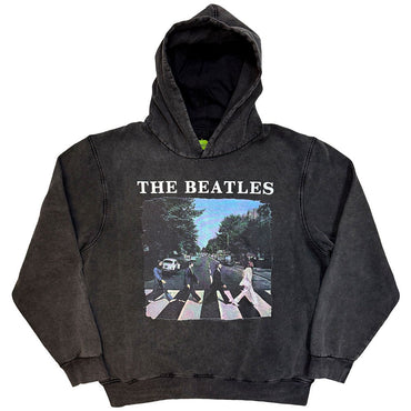 THE BEATLES - (来日 60周年 ) - Abbey Road & Logo / Stone Wash / Charcoal Grey