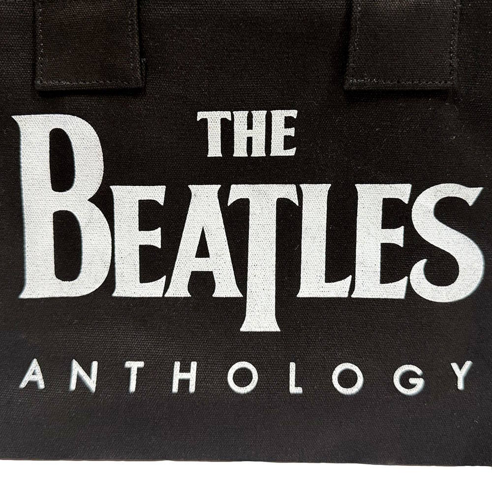THE BEATLES ビートルズ (来日 60周年 ) - Anthology / Black / Back Print / トートバッグ