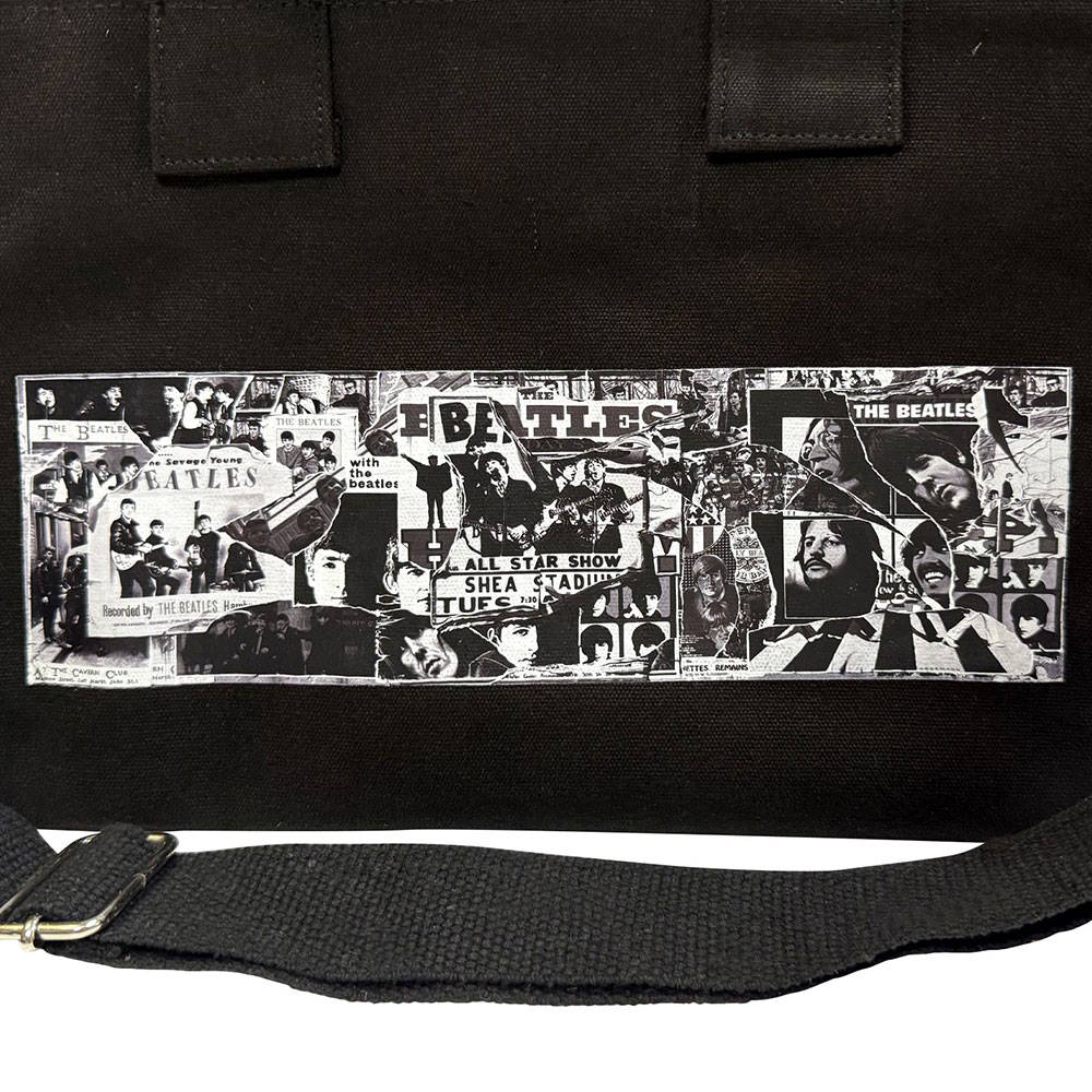 THE BEATLES ビートルズ (来日 60周年 ) - Anthology / Black / Back Print / トートバッグ