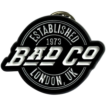 BAD COMPANY - Est. 1973 Circle Logo / メタル・ピンバッジ
