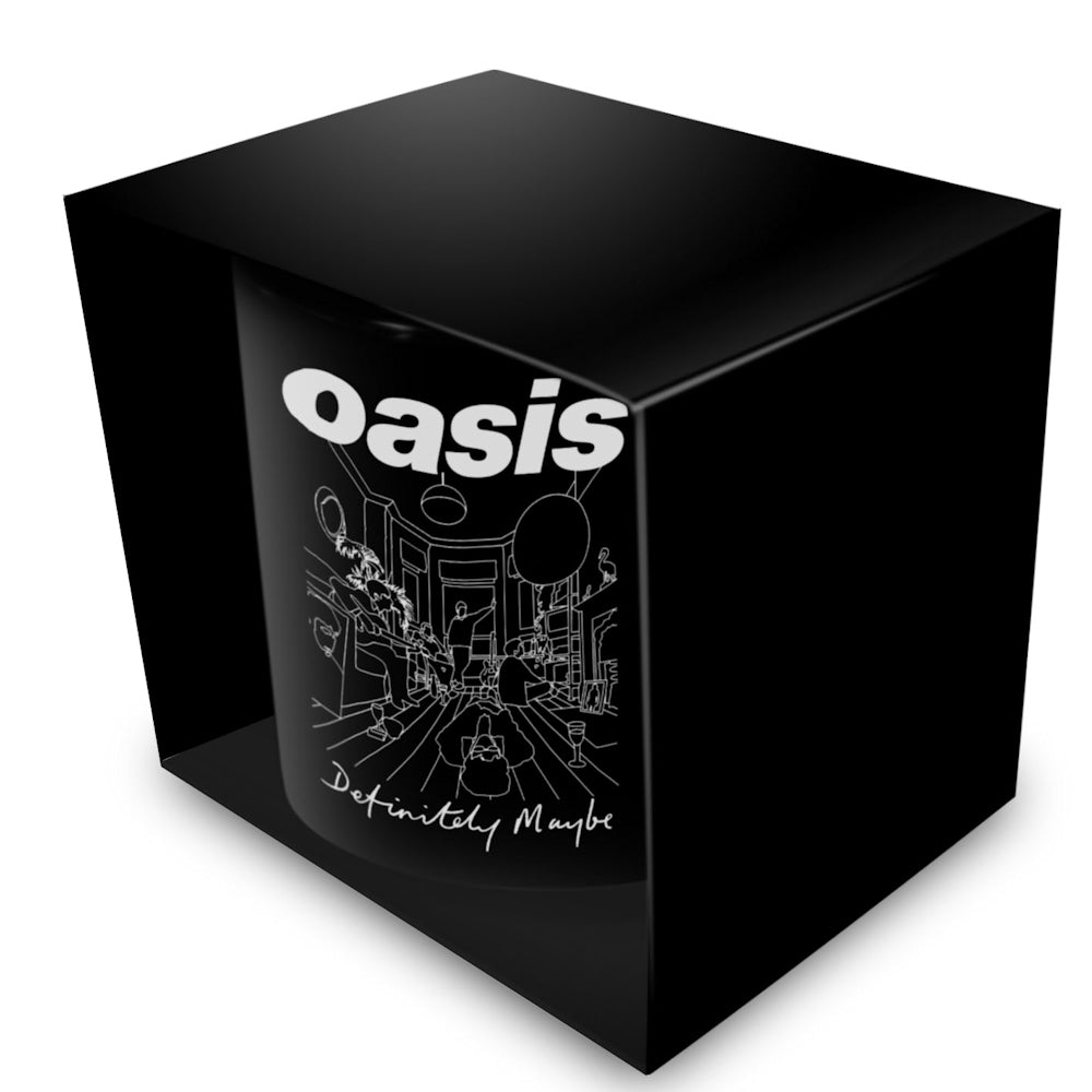 OASIS オアシス (結成 35周年 ) - DEFINITELY MAYBE BLACK POD MUG / マグカップ