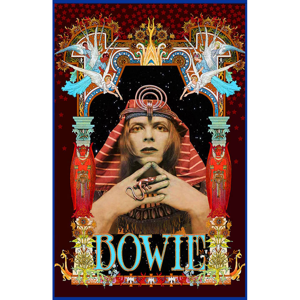 DAVID BOWIE - (追悼 10年 ) - Pharoah Concert Poster / Bob Masse
