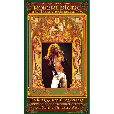 LED ZEPPELIN - (来日 55周年 ) - Robert Plant Concert Poster / Bob Masse