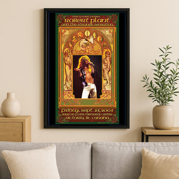 LED ZEPPELIN レッドツェッペリン (来日 55周年 ) - Robert Plant Concert Poster / Bob Masse / ポスター