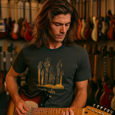 FENDER フェンダー - Yellow Guitar Handles / Tシャツ / メンズ