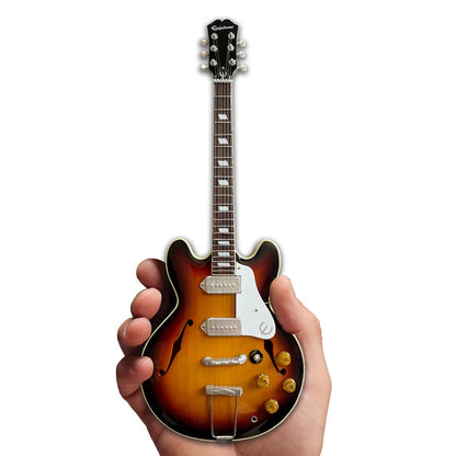 JOHN LENNON ジョンレノン (生誕 85年 ) - Epiphone 1965 Casino Sunburst 1:4 Scale Miniature Guitar Model / ミニチュア楽器