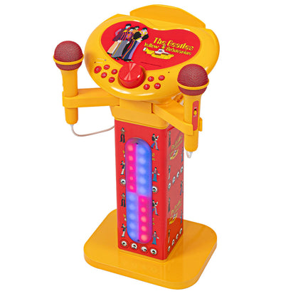 THE BEATLES ビートルズ (来日 60周年 ) - Yellow Submarine Pedestal / カラオケスピーカー / マイク2本付き / 楽器用品