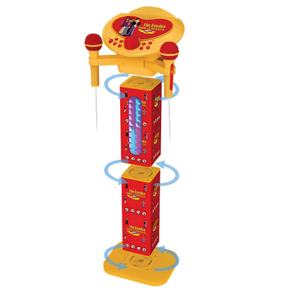 THE BEATLES ビートルズ (来日 60周年 ) - Yellow Submarine Pedestal / カラオケスピーカー / マイク2本付き / 楽器用品