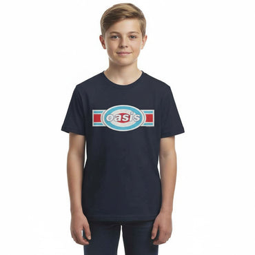 OASIS オアシス (結成 35周年 ) - Tri Color Logo Chest / Tシャツ / ジュニア