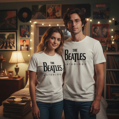 THE BEATLES ビートルズ (来日 60周年 ) - Anthology / バックプリントあり / Tシャツ / メンズ
